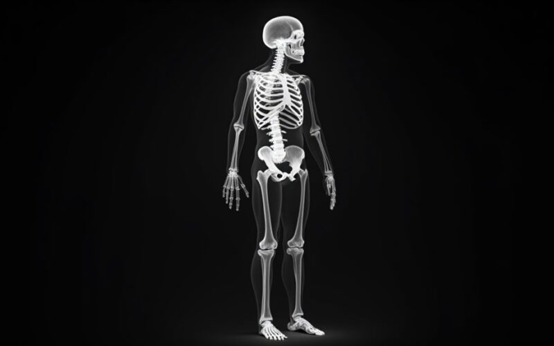 first human skeleton x ray